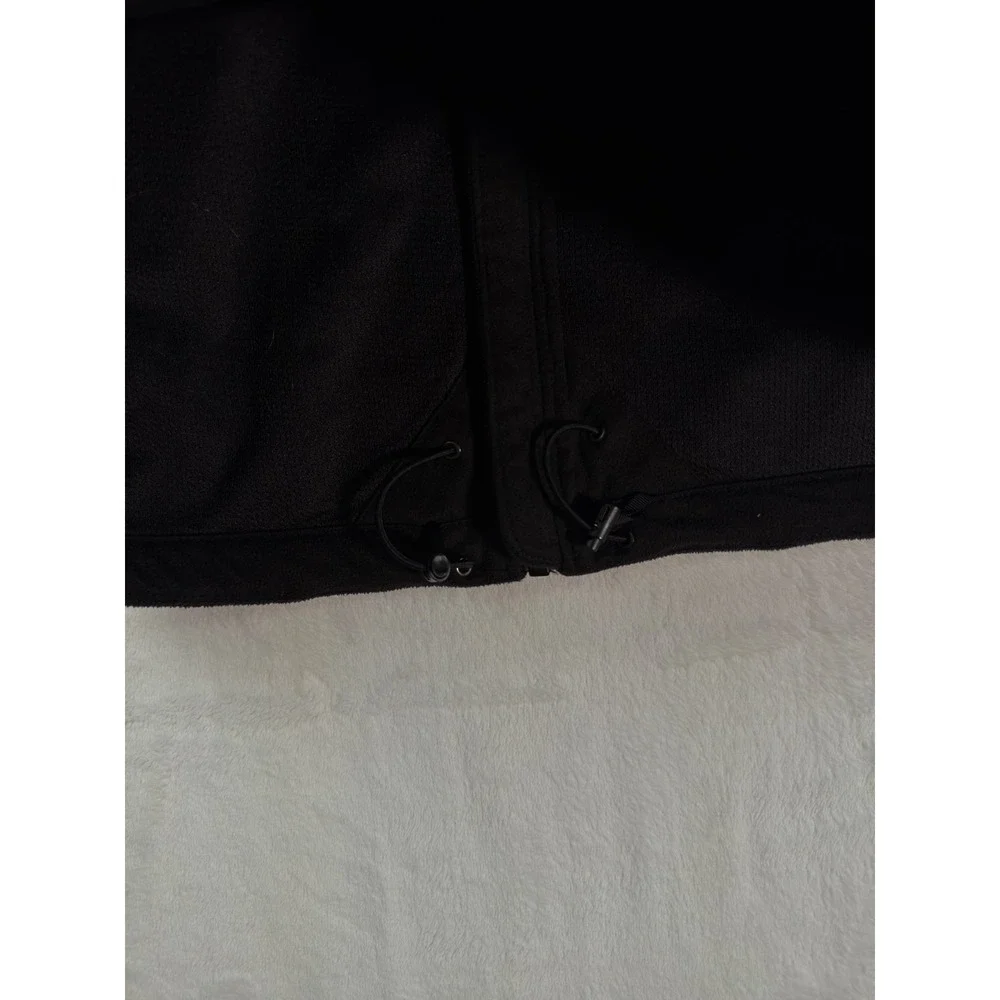 The North Face Mens TKA 100 Polartec Fleece Jacket Black Full Zip M A7SP FW14